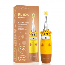 Электрическая звуковая зубная щётка Revyline RL 025 Baby, Yellow