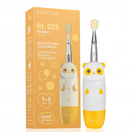 Электрическая звуковая зубная щетка Revyline RL 025 Panda, желтая