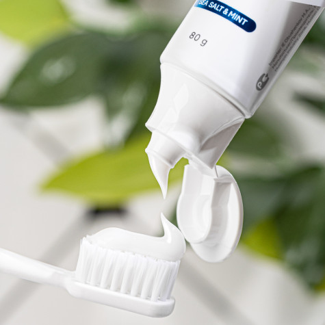 Зубная паста Revyline Crystal Морская соль и мята без фтора, 80г