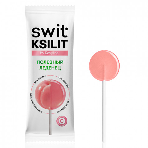 Леденцы на палочке Swit by Revyline Ksilit Mix с витамином С, 8 шт.